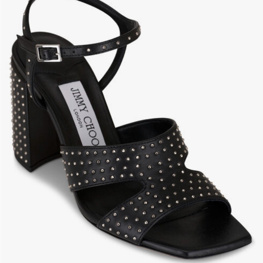 Jimmy Choo leather sandal with studs